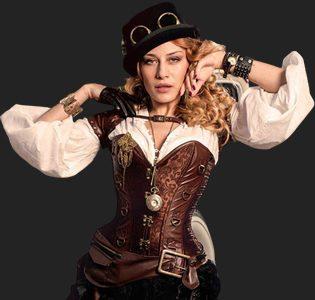 steampunk women outfits